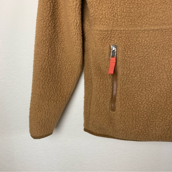 Patagonia womens brown retro pile marsupial fleece pullover sweater XS - Picture 3 of 7